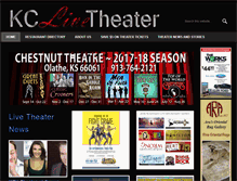 Tablet Screenshot of kclivetheater.com